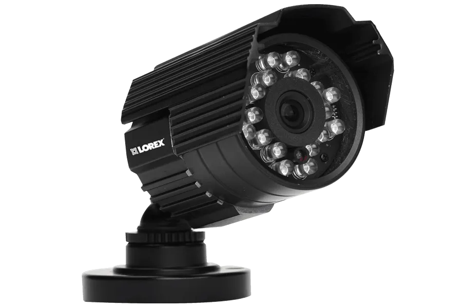 Super resolution security camera with audio