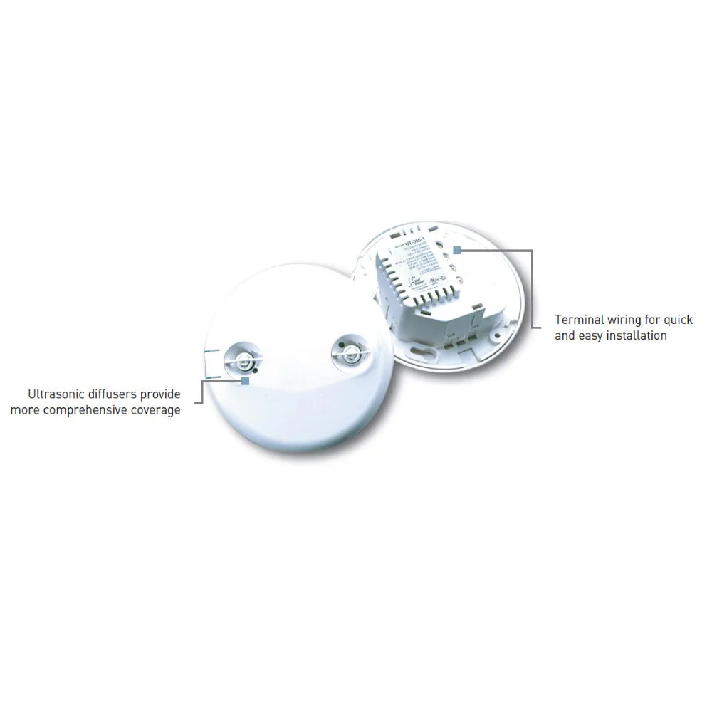 Ultrasonic Ceiling Occupancy Sensor, 2000sq ft, 120-347V, White