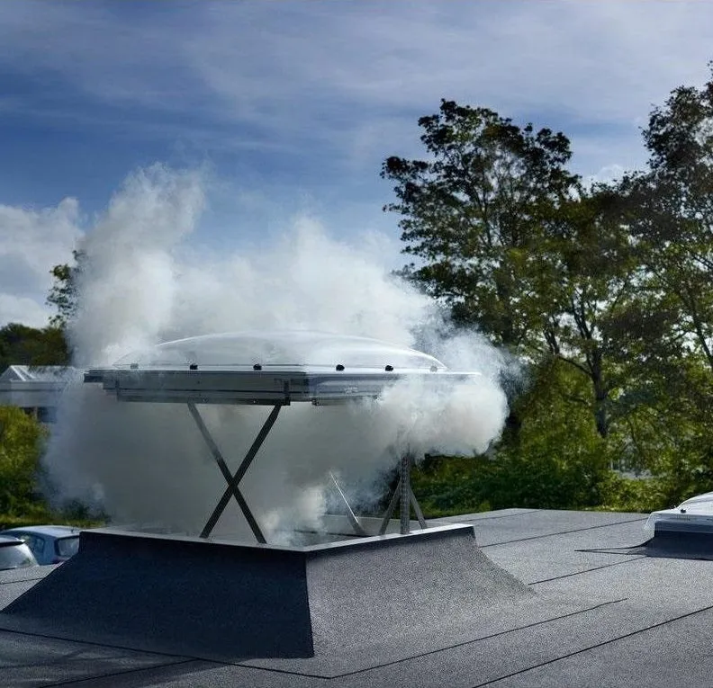 VELUX CSP Flat Roof Smoke Ventilation Window (including Polycarbonate Dome)