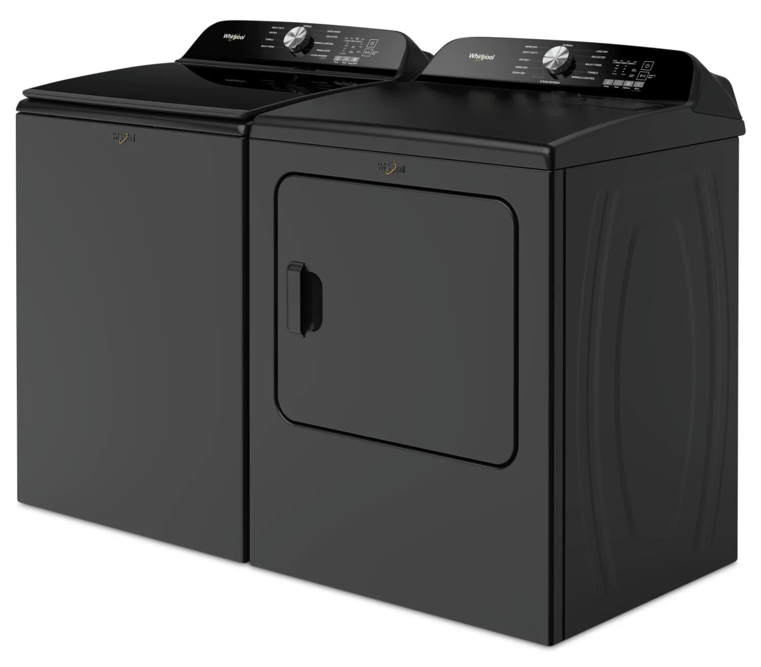 Whirlpool 6.1 Cu. Ft. Top-Load Washer with Removable Agitator and 7 Cu. Ft. Gas Dryer - WTW6157B/WGD6150B