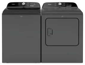 Whirlpool 6.1 Cu. Ft. Top-Load Washer with Removable Agitator and 7 Cu. Ft. Gas Dryer - WTW6157B/WGD6150B